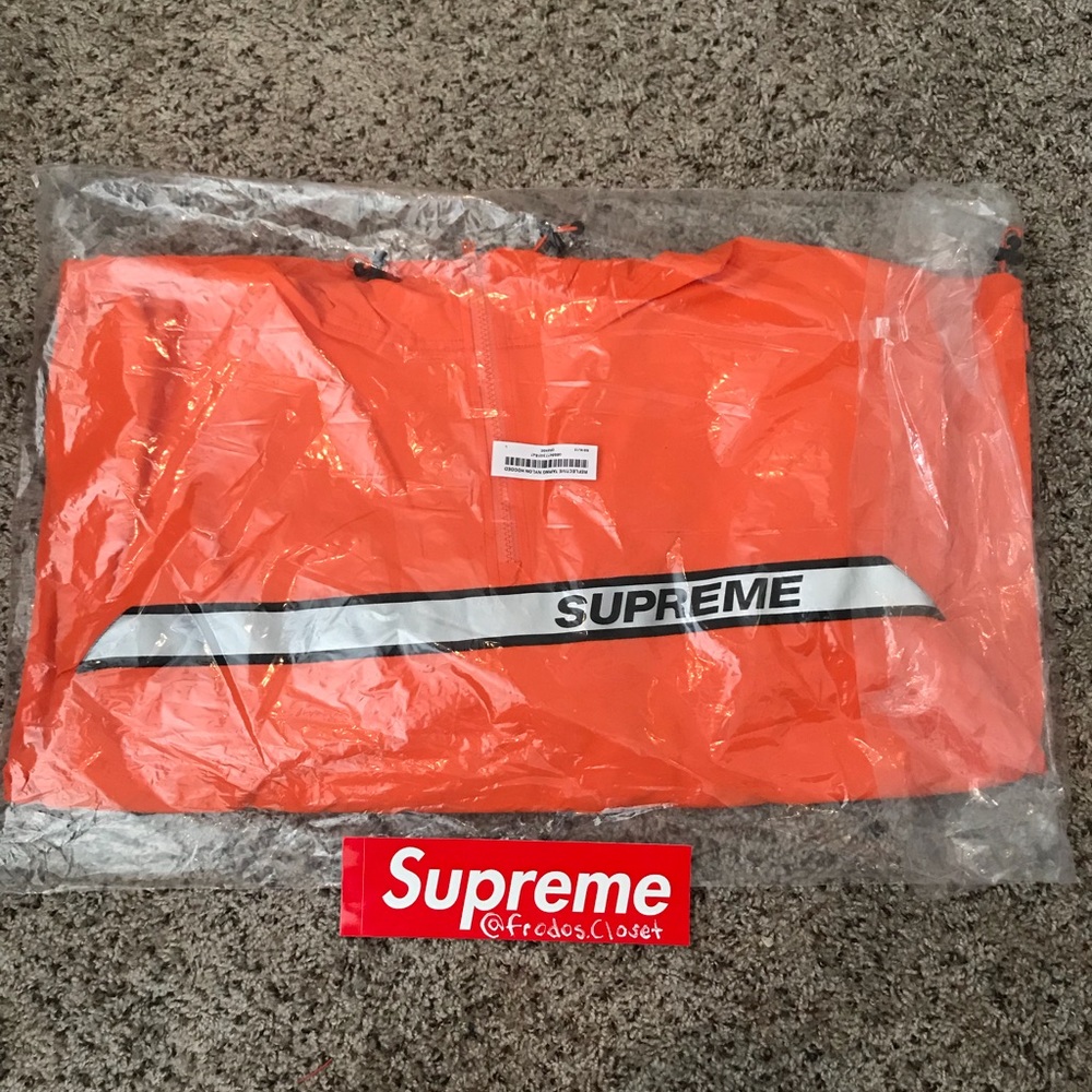 Supreme Reflective Taping Hooded Pullover